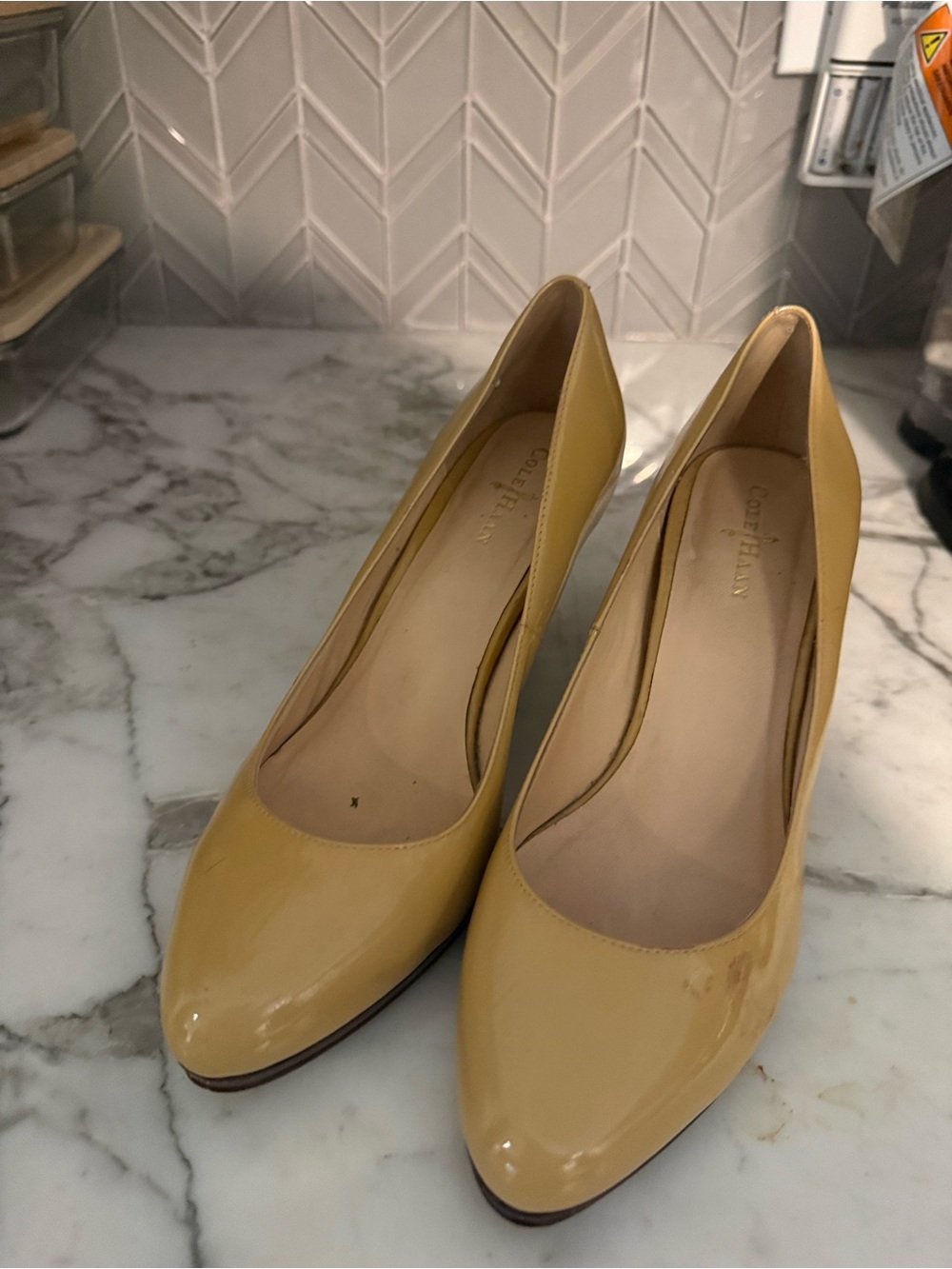 Cole Haan Neutral‎ Heels 7